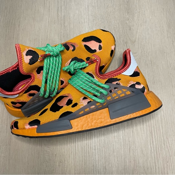 adidas Other - Adidas x Pharrell NMD Human Race (Animal Print) “Focus Orange”
